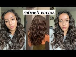 HOW TO REFRESH WAVY HAIR + hair q&a