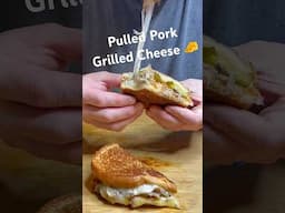 Pulled Pork Grilled Cheese #barbecue #bbqpulledpork