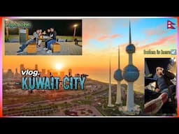 night view - Kuwait City "vlog" (welcome 2024)