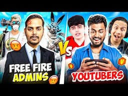 Free Fire Admin Vs Youtubers 😱 - Garena Free Fire Max