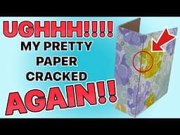 PAPER CRACKING IS THE WORST!!!  This Might Help Some😀