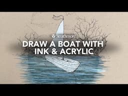 Draw a Boat in Ink and Acrylic Paints | With Sam Gillett