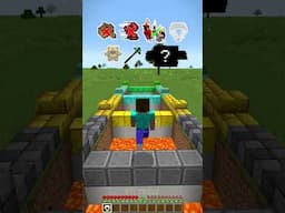 Long Jump Parkour vs Helpful Items #minecraft #shorts #meme