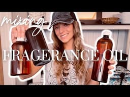 Mixing Fragrance Oils | Math Shown On Screen | FO BOTTLE POUR SPOUTS