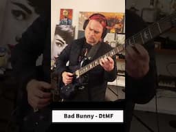 Bad Bunny DtMF on a solo guitar #guitar #badbunny #guitarcover