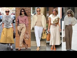 Vintage Clothing For Women Over 50 | Timeless Outfits Fashion | Shein Winter Outfits