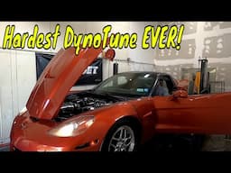 Dyno Tuning The C6 Corvette Racecar is HARD!