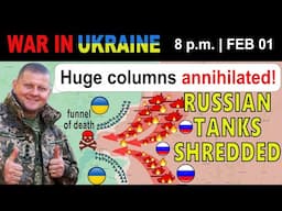 01 Feb: FUNNEL OF DEATH: Ukrainians OBLITERATE RUSSIAN CONVOYS! | War in Ukraine Explained