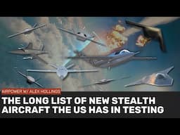 The LONG list of new STEALTH JETS America has in testing