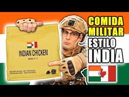 Probando COMIDA MILITAR ESTILO INDIA de CANADÁ ¿Peor que la de PIZZA?