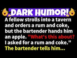 🤣DARK HUMOR JOKES!🤣A guy walks into a bar and orders a rum and coke