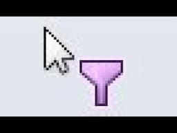 Pink Funnel next to cursor (SolidWorks, X, F6)