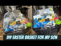 DIY Easter Basket for my 9 year old son!