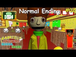 Normal Ending 1/8 | Gabriel's awesome schoolhouse Full Release #02 Gameplay - Baldi's Basics Mod