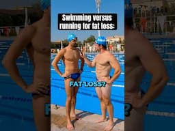 Swimming versus running for fat loss #FatLoss #WeightLoss #Run #Swim ￼￼