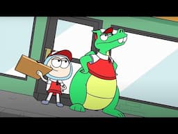 PIZZA TIME! | Boy & Dragon | Cartoons for Kids | WildBrain Fizz