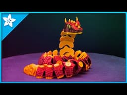 Flexible Year of the Snake #timelapse #adafruit #3dprinting