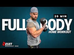 20 Min Full Body Workout | Build strength & Shred Fat At Home (Workout 1)