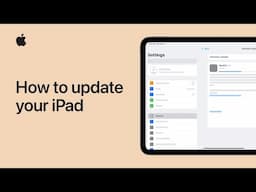 How to update your iPad | Apple Support