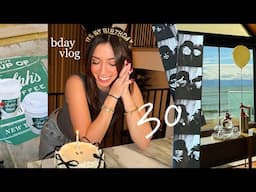 my 30th birthday vlog + a week full of surprises (!!!)