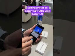 Photo editing with Galaxy AI on Galaxy S24 Ultra