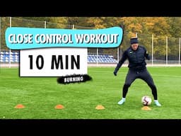 CLOSE CONTROL WORKOUT For Football Players | Improve Your Touches | Individual Session