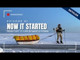 Skiing 750km in Extreme Winter, Camping in Snow Storm / Hiihtovaellus Norjasta Suomeen - 5Athlon EP1