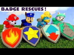 Chase and Marshall have fun rescuing their Badges in these Funlings Pup Stories