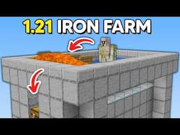 Minecraft 1.21 EASY Iron Farm