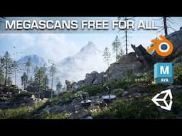 Megascans is Now Free for All 3D Software