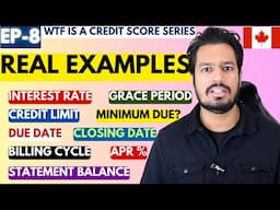 Ep.8 How To Read Your Credit Card Statement Like A PRO with REAL EXAMPLES,Understanding Credit Cards