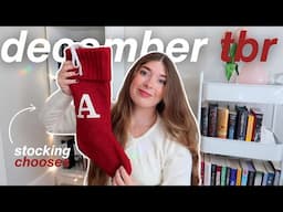 DECEMBER TBR 🎄 christmas stocking chooses my tbr!!