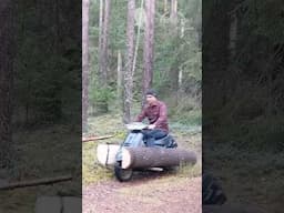 DIY Log Carrier #chainsawsawmill #wood