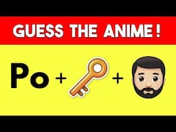 Can You Guess The ANIME From The Emojis? | Anime Emoji Guess