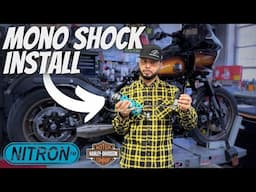 How to install NITRON rear mono shock suspension on a Harley Davidson Low Rider ST