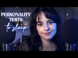 ASMR Eyes Closed PERSONALITY TESTS ✨ Visualizations to SLEEP 2