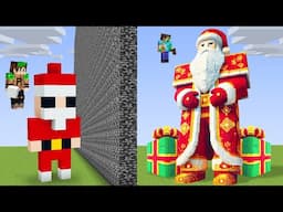 I Cheated with SANTA in Minecraft Build Battle