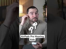 Are AirPods Pro any good as hearing aids? 🦻#airpodspro #hearingaids