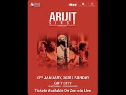 ARIJIT SINGH LIVE I #asneverb4 I GIFT CITY I 12TH JAN 2025 I ANVITA EVENTS I 3RD EYE I ZOMATO LIVE