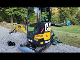 First Oil change (Engine and Hydraullic) on Chinese excavator and New decals! Meet the CAT 301.8C!