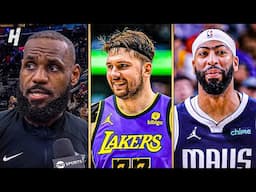 LeBron James Talks Luka Doncic & Anthony Davis Trade