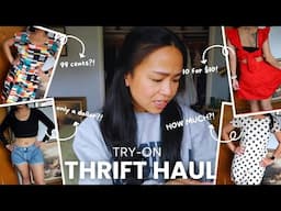 18 items for $24.99 Thrift Haul + Try-on | Camille