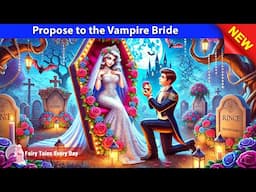 Propose to the Vampire Bride 👿👸 Bedtime Stories - English Fairy Tales 🌛 Fairy Tales Every Day