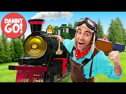 "Chug Like a TRAIN!" 🚂💥 Locomotive Adventure | Danny Go! Dance Songs for Kids