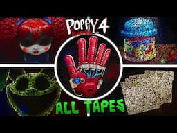 Poppy Playtime Chapter 4 - All Tapes + All Secret Tapes (Showcase)