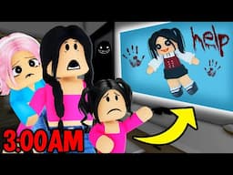 Someone is HAUNTING our FAMILY at 3AM in ROBLOX BROOKHAVEN!