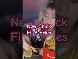 New Fries At Chick Fil A #mukbang #chickfila #asmr