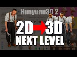 Stuning 2d to 3d with Hunyuan3d 2