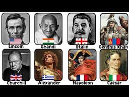 The Most Famous Figure Of Every Country (Part 1)