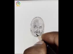 Fahad Fasil  #pushpa2 #pushpa #drawing on #thumbprint #shorts #shortsvideo #ytshorts #art #sketch